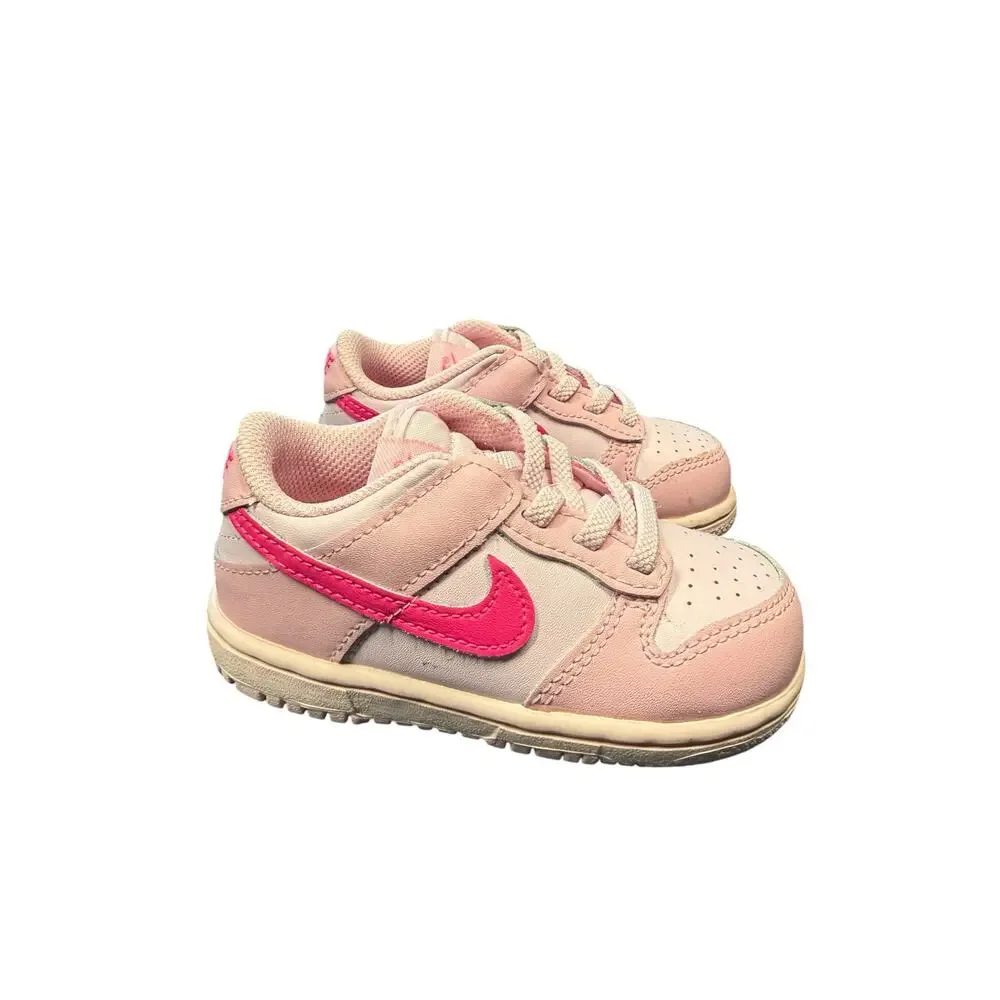 Nike Dunk Low Pink Baby/Toddler Shoes Size 7